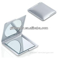 Plastic Rectangular Double Pocket Cosmetic Mirror